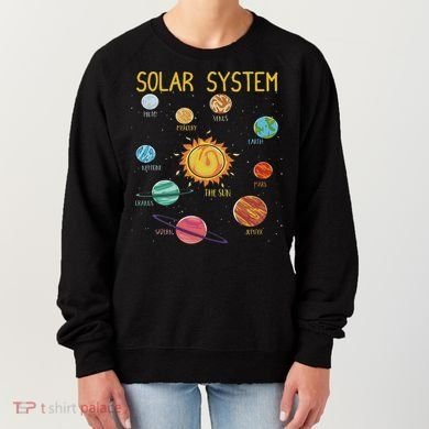 Solar System Planets Science Space Stem Women's Sweatshirt
