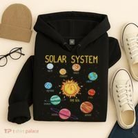 Solar System Planets Science Space Stem Hoodie thumb 4