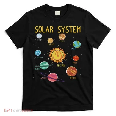 Solar System Planets Science Space Stem T-Shirt