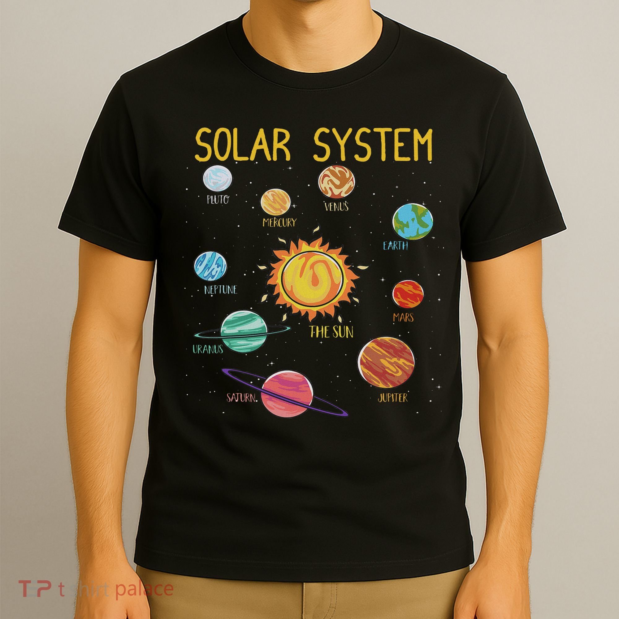 Solar System Planets Science Space Stem T-Shirt