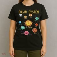Solar System Planets Science Space Stem T-Shirt thumb 4