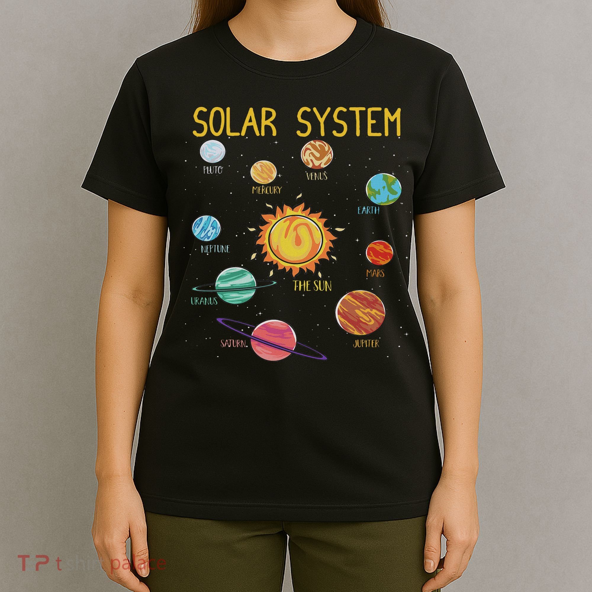 Solar System Planets Science Space Stem T-Shirt