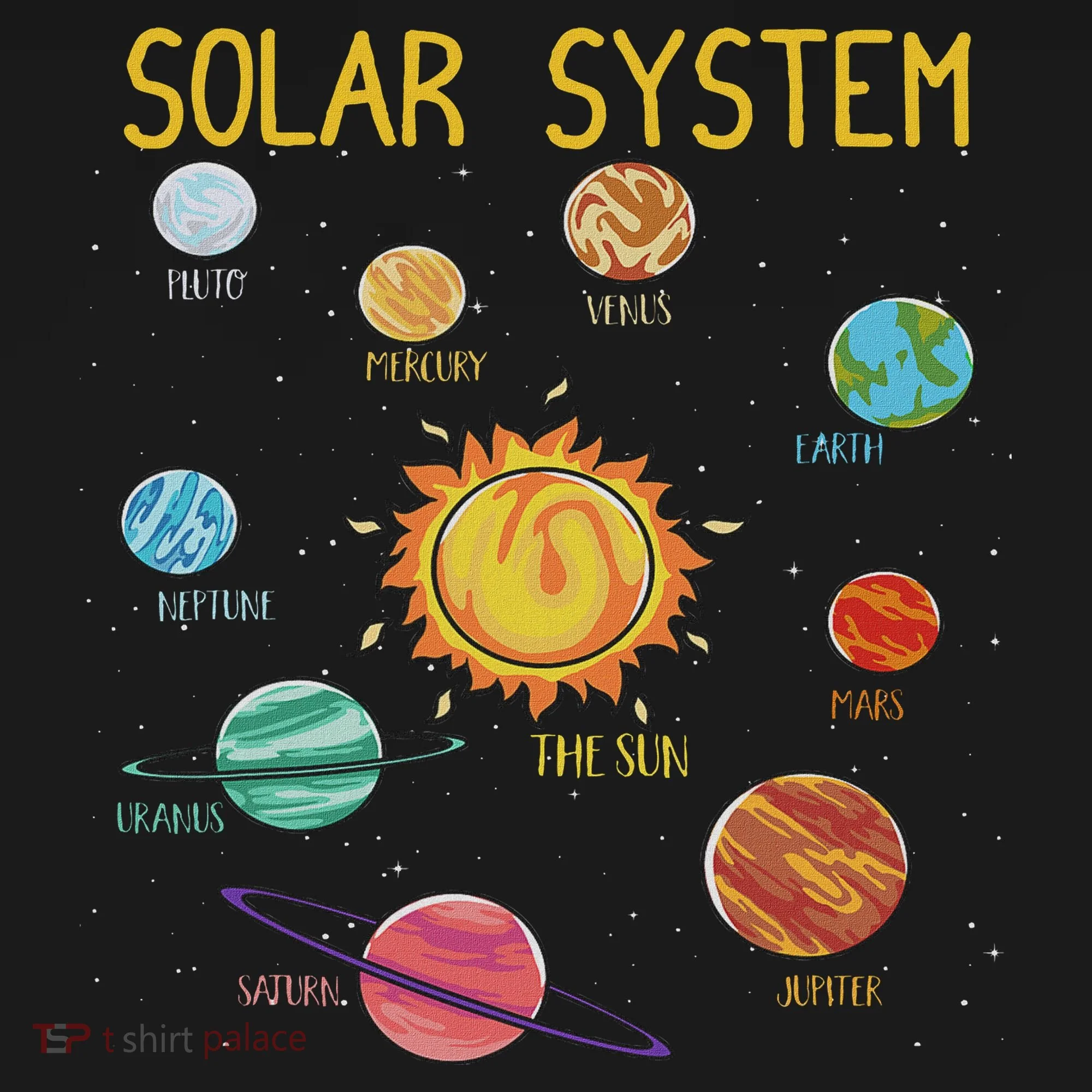 Solar System Planets Science Space Stem Backpack