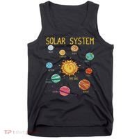 Solar System Planets Science Space Stem Tank Top thumb 0