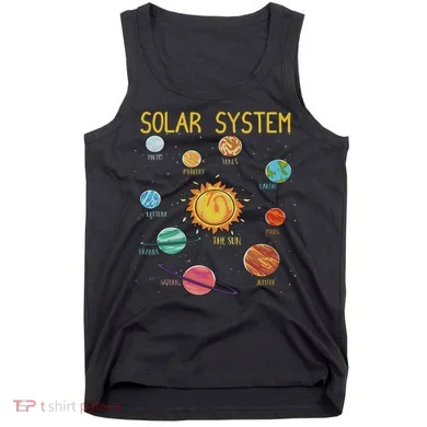 Solar System Planets Science Space Stem Tank Top