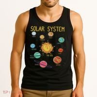 Solar System Planets Science Space Stem Tank Top thumb 3
