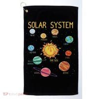 Solar System Planets Science Space Stem Golf Towel thumb 0