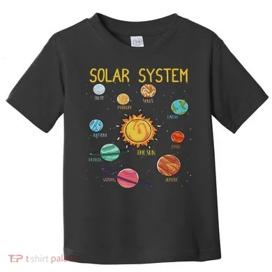 Solar System Planets Science Space Stem Toddler T-Shirt