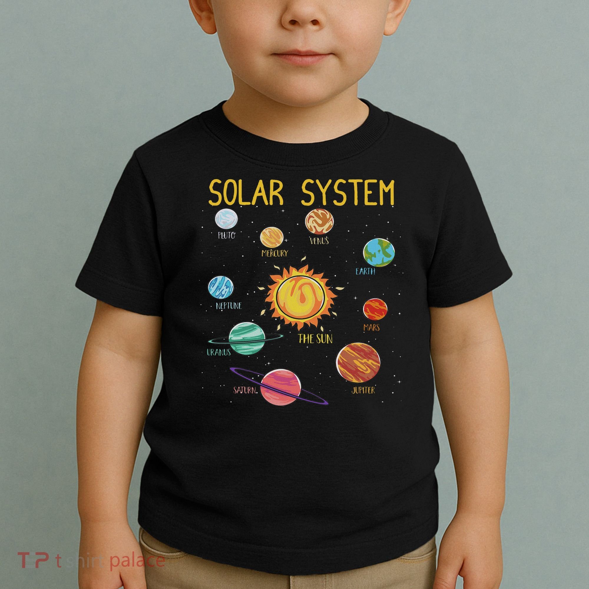 Solar System Planets Science Space Stem Toddler T-Shirt