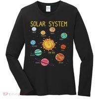 Solar System Planets Science Space Stem Women's Long Sleeve Shirt thumb 0