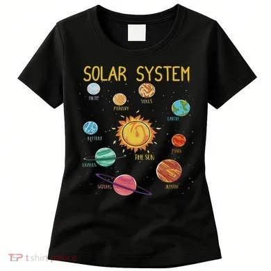 Solar System Planets Science Space Stem Women's T-Shirt