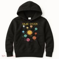 Solar System Planets Science Space Stem Kids Hoodie thumb 0