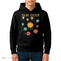 Solar System Planets Science Space Stem Kids Hoodie thumb 4
