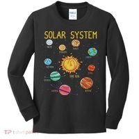 Solar System Planets Science Space Stem Kids Long Sleeve Shirt thumb 0