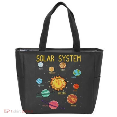 Solar System Planets Science Space Stem Tote Bag