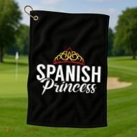 Spain Spanish Princess Golf Towel thumb 1