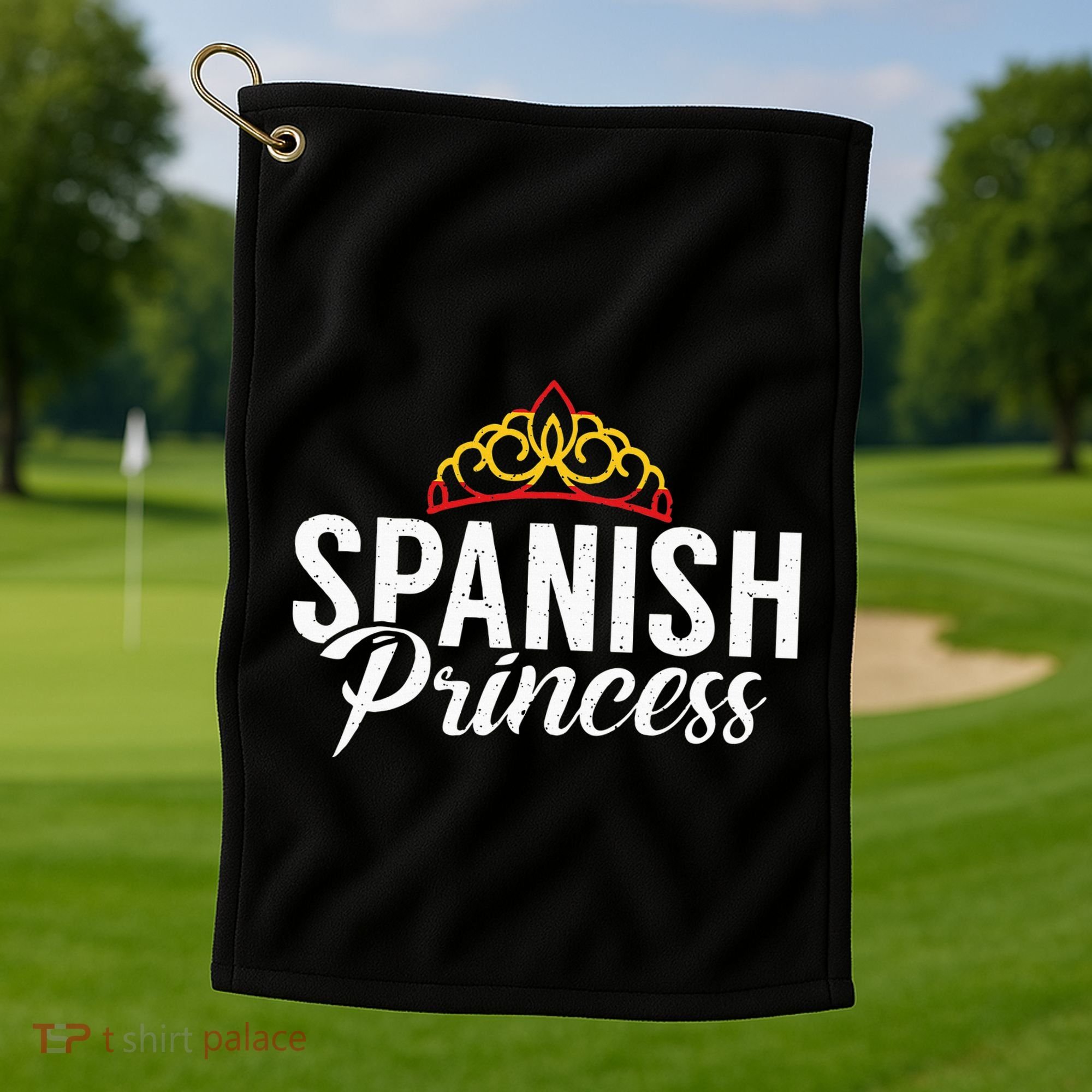 Spain Spanish Princess Golf Towel
