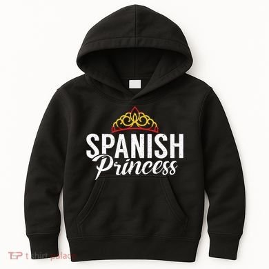 Spain Spanish Princess Kids Hoodie