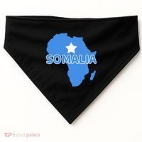 Somalia Somali Pride Flag Map Africa Print USA-Made Doggie Bandana thumb 0