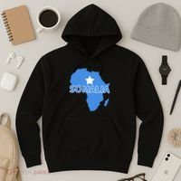 Somalia Somali Pride Flag Map Africa Print Hoodie thumb 3