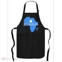 Somalia Somali Pride Flag Map Africa Print Apron thumb 0