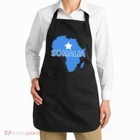 Somalia Somali Pride Flag Map Africa Print Apron thumb 2