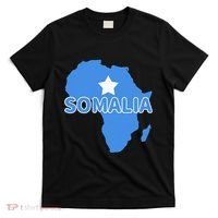 Somalia Somali Pride Flag Map Africa Print T-Shirt thumb 0