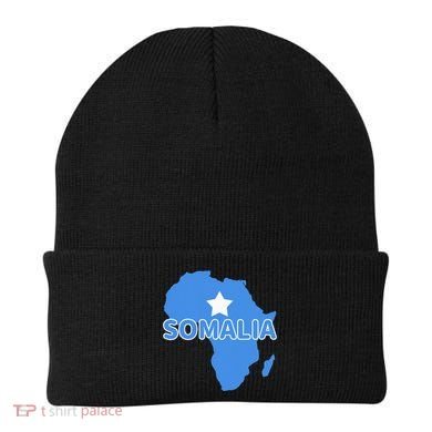Somalia Somali Pride Flag Map Africa Print Beanie