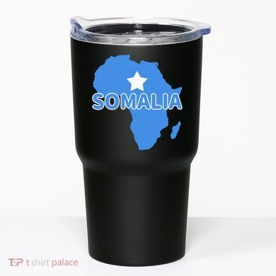 Somalia Somali Pride Flag Map Africa Print Tumbler