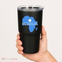 Somalia Somali Pride Flag Map Africa Print Tumbler thumb 2