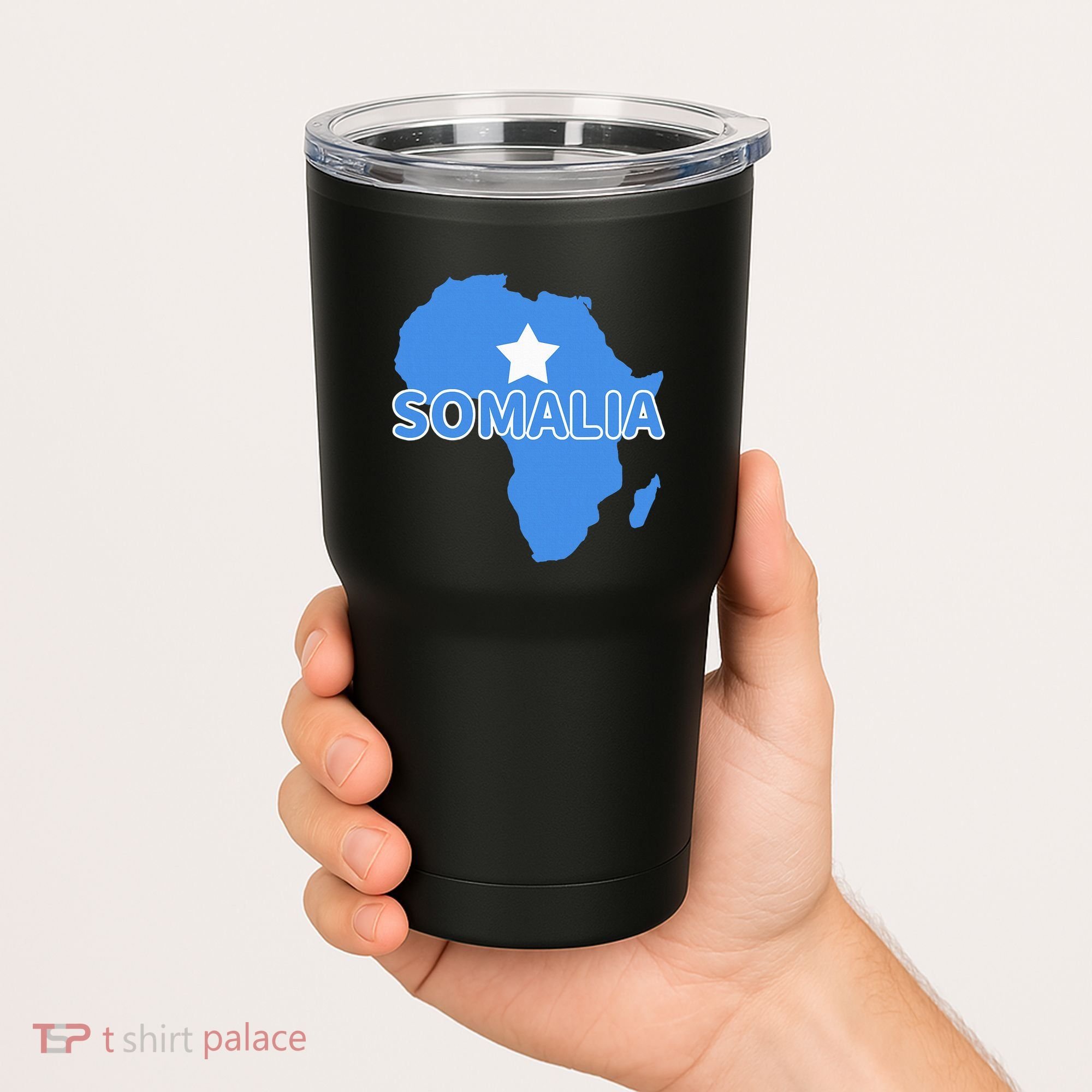 Somalia Somali Pride Flag Map Africa Print Tumbler