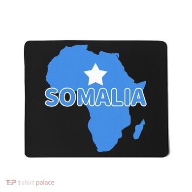 Somalia Somali Pride Flag Map Africa Print Mousepad