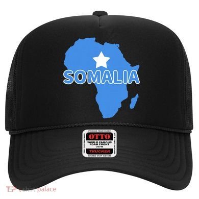 Somalia Somali Pride Flag Map Africa Print Hat