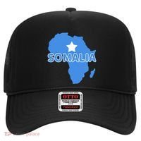 Somalia Somali Pride Flag Map Africa Print Hat thumb 0