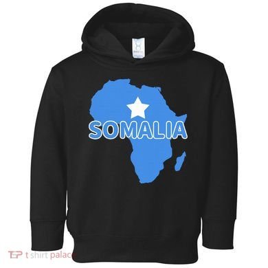 Somalia Somali Pride Flag Map Africa Print Toddler Hoodie