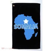 Somalia Somali Pride Flag Map Africa Print Golf Towel thumb 0