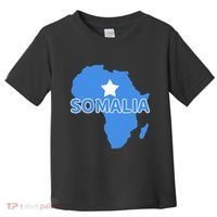 Somalia Somali Pride Flag Map Africa Print Toddler T-Shirt thumb 0