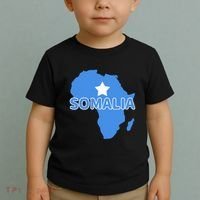 Somalia Somali Pride Flag Map Africa Print Toddler T-Shirt thumb 2