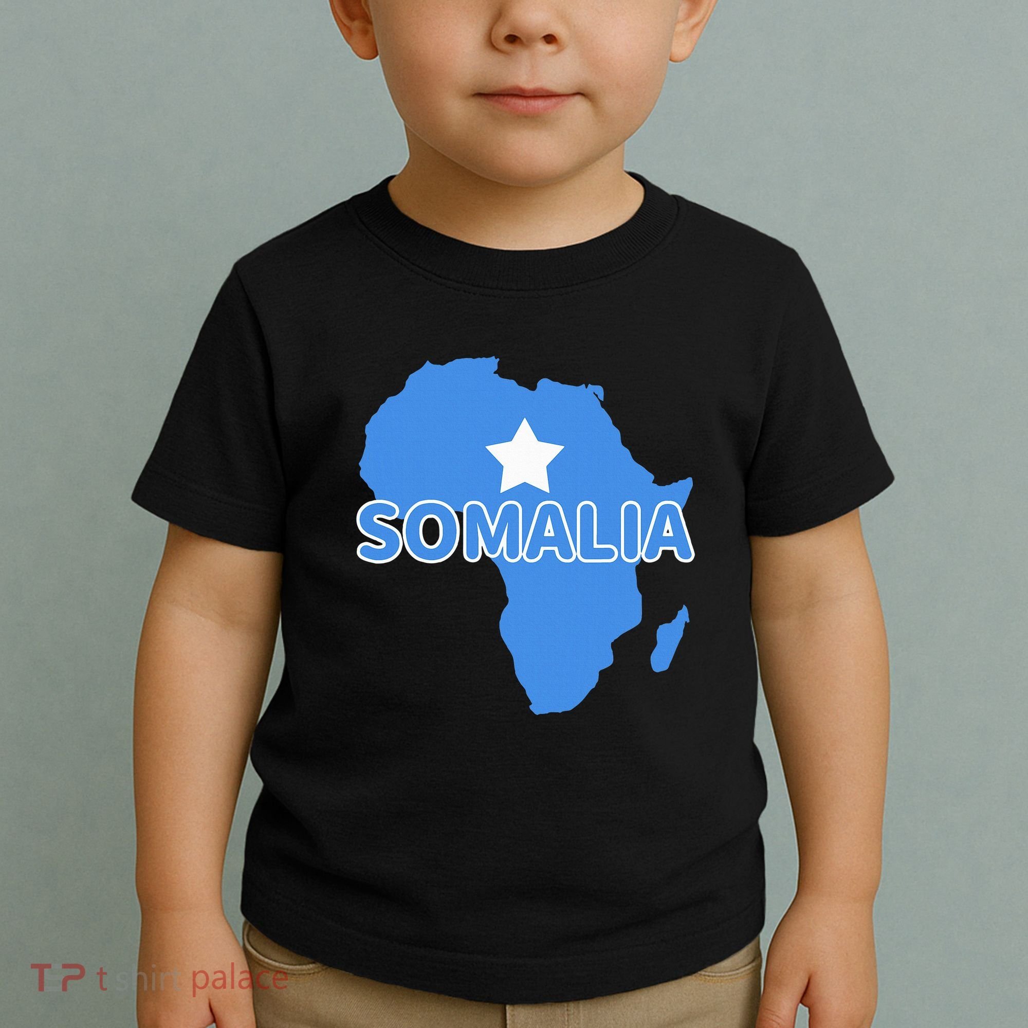 Somalia Somali Pride Flag Map Africa Print Toddler T-Shirt