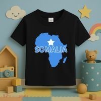 Somalia Somali Pride Flag Map Africa Print Toddler T-Shirt thumb 3