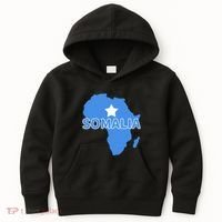 Somalia Somali Pride Flag Map Africa Print Kids Hoodie thumb 0