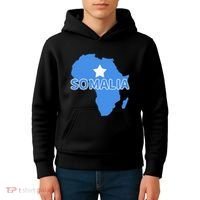 Somalia Somali Pride Flag Map Africa Print Kids Hoodie thumb 4