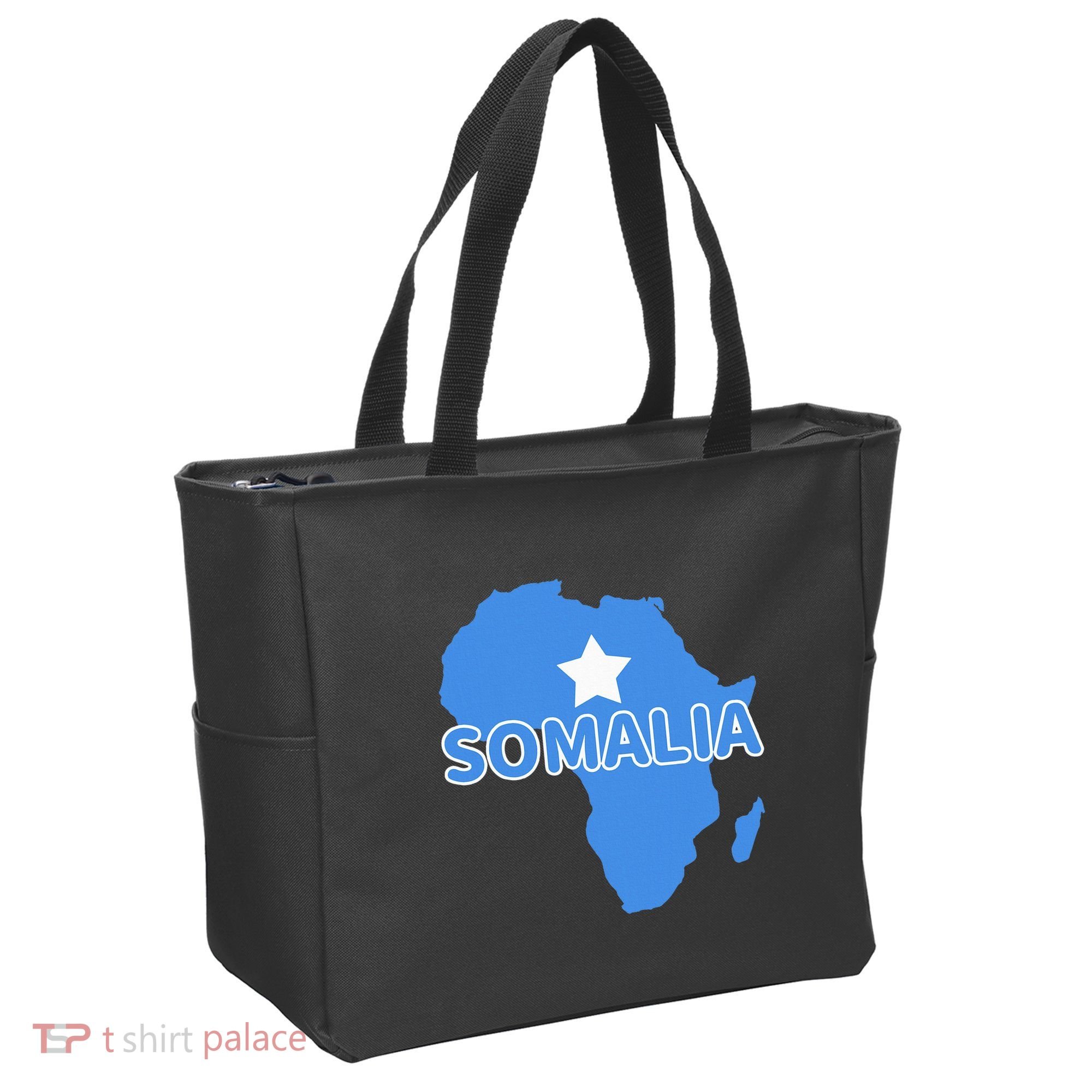 Somalia Somali Pride Flag Map Africa Print Tote Bag