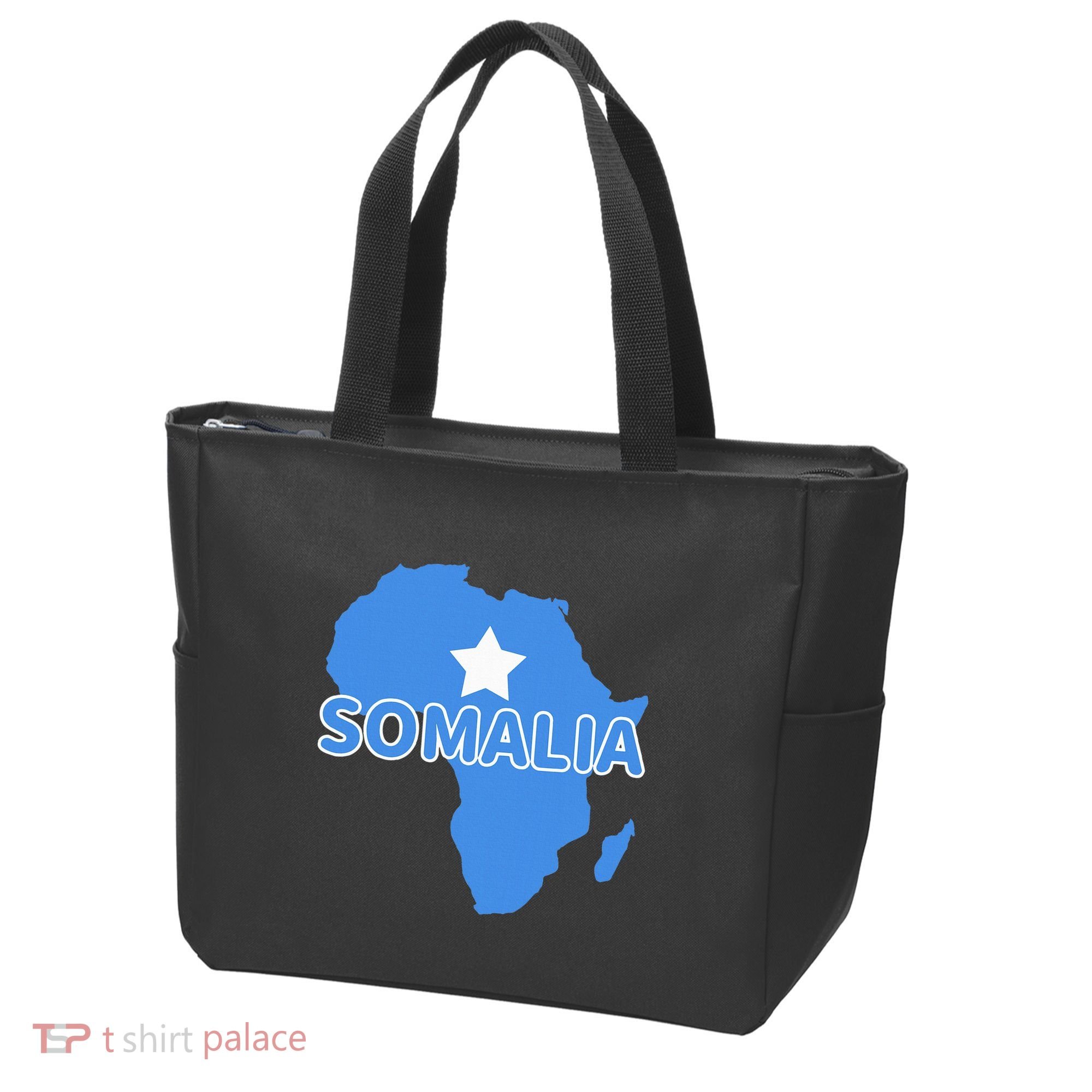 Somalia Somali Pride Flag Map Africa Print Tote Bag