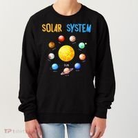 Solar System Planets Space Science Women's Sweatshirt thumb 0