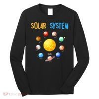 Solar System Planets Space Science Long Sleeve Shirt thumb 0