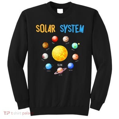 Solar System Planets Space Science Sweatshirt