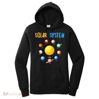 Solar System Planets Space Science Women's Hoodie