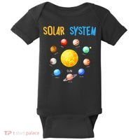 Solar System Planets Space Science Baby Bodysuit thumb 0