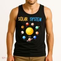 Solar System Planets Space Science Tank Top thumb 3